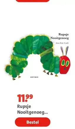 Bruna Rupsje Nooitgenoeg (gebonden kartonboek) aanbieding