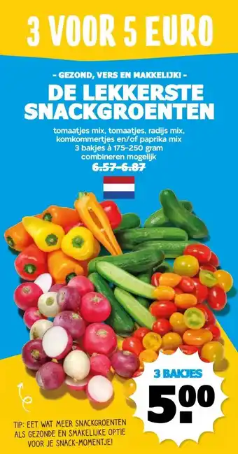 Boon`s Markt DE LEKKERSTE SNACKGROENTEN aanbieding