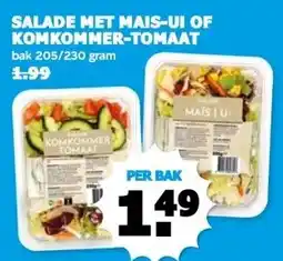Boon`s Markt SALADE MET MAIS-UI OF KOMKOMMER-TOMAAT aanbieding