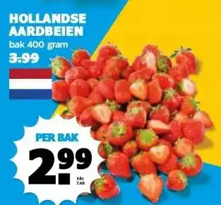 Boon`s Markt HOLLANDSE AARDBEIEN aanbieding