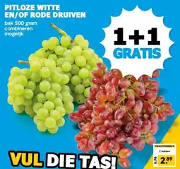 Boon`s Markt PITLOZE WITTE EN/OF RODE DRUIVEN aanbieding