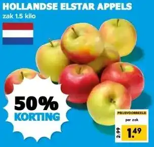 Boon`s Markt HOLLANDSE ELSTAR APPELS aanbieding
