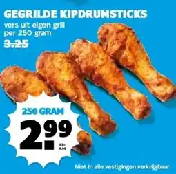 Boon`s Markt GEGRILDE KIPDRUMSTICKS aanbieding