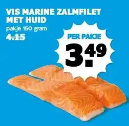 Boon`s Markt VIS MARINE ZALMFILET MET HUID aanbieding