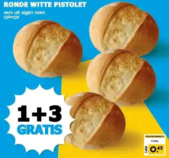 Boon`s Markt RONDE WITTE PISTOLET aanbieding