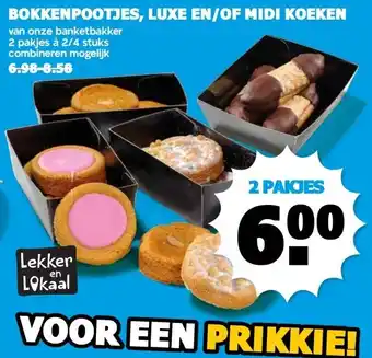 Boon`s Markt BOKKENPOOTJES, LUXE EN/OF MIDI KOEKEN aanbieding