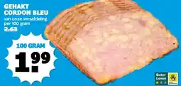 Boon`s Markt GEHAKT CORDON BLEU aanbieding