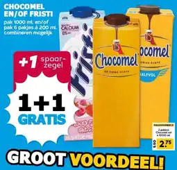 Boon`s Markt CHOCOMEL EN/OF FRISTI aanbieding
