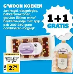 Boon`s Markt G'WOON KOEKEN aanbieding
