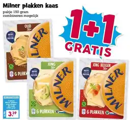 Boon`s Markt Milner plakken kaas aanbieding