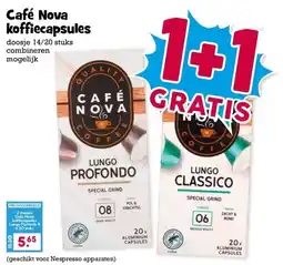 Boon`s Markt Café Nova koffiecapsules aanbieding