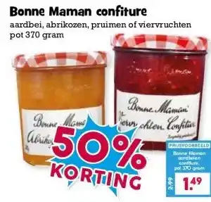 Boon`s Markt Bonne Maman confiture aanbieding