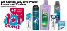 Boon`s Markt Alle Andrélon, Axe, Dove, Prodent. Rexona en/of Zendium aanbieding