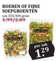Boon`s Markt BOEREN OF FIJNE SOEPGROENTEN aanbieding