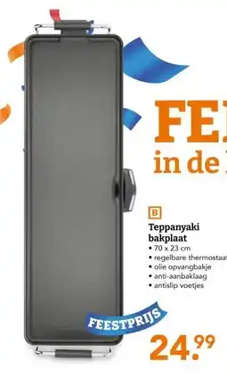 Blokker Teppanyaki bakplaat aanbieding