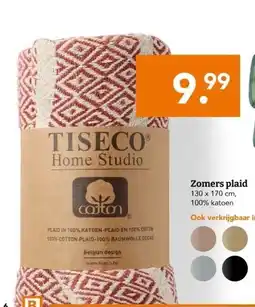 Blokker Zomers plaid aanbieding
