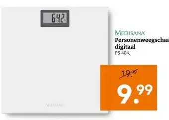 Blokker MEDISANA Personenweegschaal digitaal aanbieding