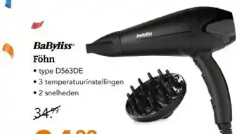 Blokker BaByliss Föhn aanbieding