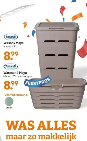 Blokker Wasbox Maya aanbieding
