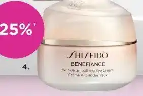 ICI Paris XL Shiseido Benefiance Eye Wrinkle Smoothing Eye Cream aanbieding