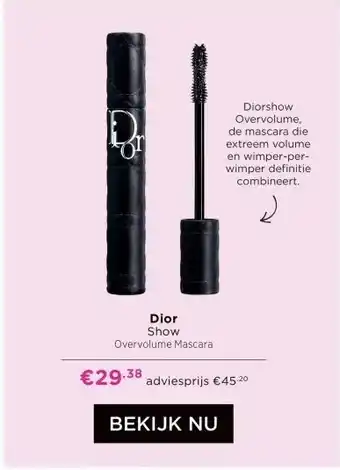 ICI Paris XL Dior Show Overvolume Mascara aanbieding