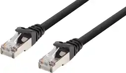 Coolblue BlueBuilt Netwerkkabel FTP CAT6 1 meter zwart aanbieding