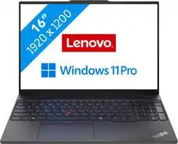 Coolblue Lenovo ThinkPad E16 Gen 2 (AMD) - 21M50024MH QWERTY aanbieding