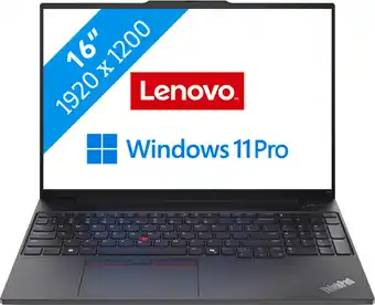 Coolblue Lenovo ThinkPad E16 Gen 2 (AMD) - 21M50024MH QWERTY aanbieding