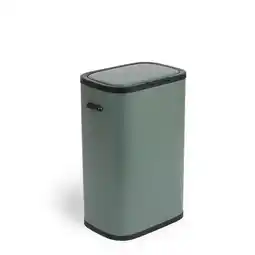 Action Prullenbak met drukdeksel - 60 liter - donkergroen aanbieding