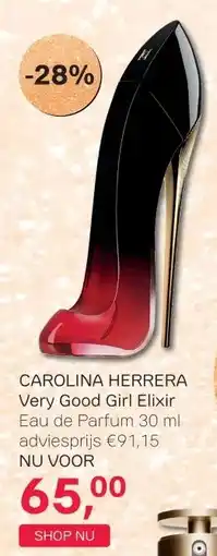 Pour Vous CAROLINA HERRERA Very Good Girl Elixir aanbieding