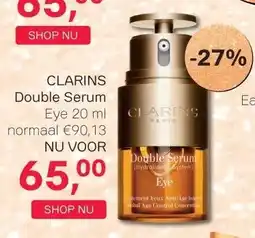 Pour Vous CLARINS Double Serum aanbieding