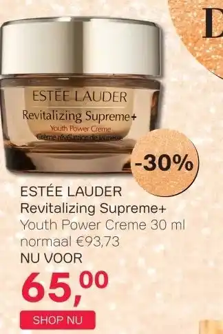 Pour Vous ESTÉE LAUDER Revitalizing Supreme+ aanbieding