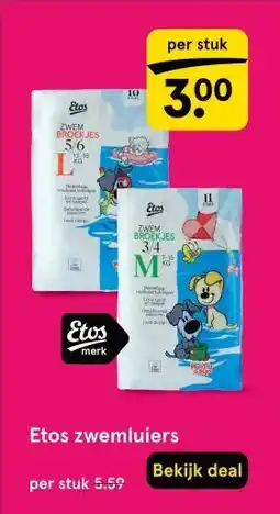 Etos Etos zwemluiers aanbieding