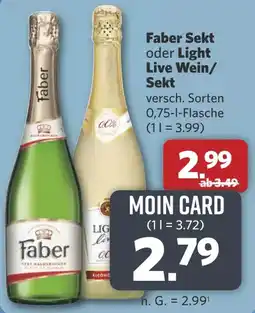 Combi Faber Sekt oder Light Live Wein/ Sekt aanbieding