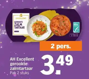 Albert Heijn AH Excellent gerookte zalmtartaar aanbieding