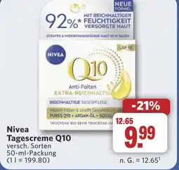 Combi Nivea Tagescreme Q10 aanbieding