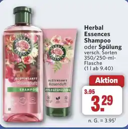 Combi Herbal Essences Shampoo oder Spülung aanbieding