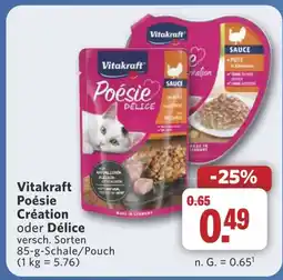Combi Vitakraft Poésie Création oder Délice aanbieding