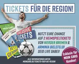 Combi TICKETS FUR DIE REGION! aanbieding