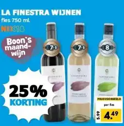 Boon`s Markt LA FINESTRA WIJNEN aanbieding