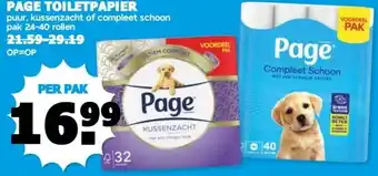Boon`s Markt PAGE TOILETPAPIER aanbieding