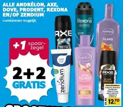 Boon`s Markt ALLE ANDRÉLON, AXE, DOVE, PRODENT, REXONA EN/OF ZENDIUM aanbieding