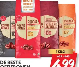 Dekamarkt Koffiebonen aanbieding