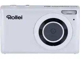 MediaMarkt Rollei Compactline Mini Weiss Compactcamera Wit aanbieding