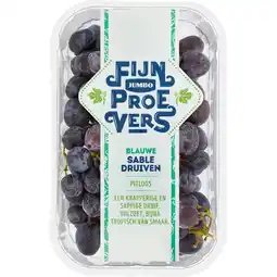 Jumbo Jumbo Fijnproevers Blauwe Sable Druiven 400g aanbieding