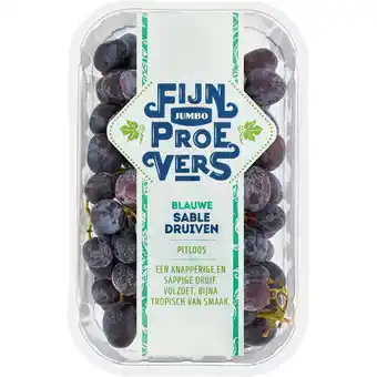 Jumbo Jumbo Fijnproevers Blauwe Sable Druiven 400g aanbieding