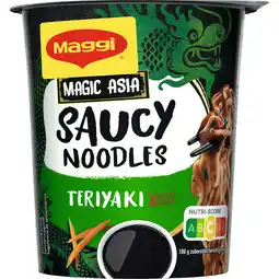 Jumbo Maggi Magic Asia Saucy Noodles Teriyaki 75 g aanbieding