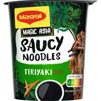 Jumbo Maggi Magic Asia Saucy Noodles Teriyaki 75 g aanbieding