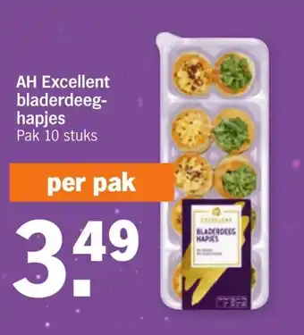 Albert Heijn AH Excellent bladerdeeg-hapjes aanbieding