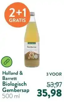 Holland & Barrett Biologisch Gembersap aanbieding
